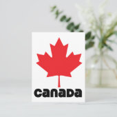 Kanada-Flagge Postkarte (Stehend Vorderseite)