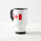 Kanada-Flagge Reisebecher (Vorderseite Links)