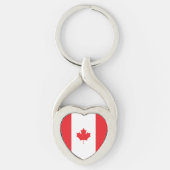 Kanada-Flagge Schlüsselanhänger (Vorderseite)