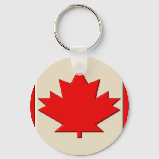 Kanada-Flagge Schlüsselanhänger (Vorderseite)