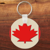 Kanada-Flagge Schlüsselanhänger (Vorderseite)