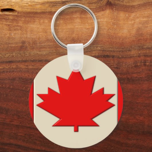 Kanada-Flagge Schlüsselanhänger (Vorderseite)