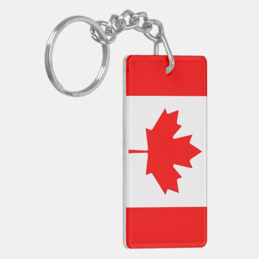 Kanada-Flagge Schlüsselanhänger (Vorderseite links)