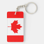 Kanada-Flagge Schlüsselanhänger (Rückseite)
