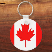 Kanada-Flagge Schlüsselanhänger (Vorderseite)