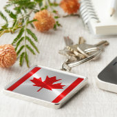 Kanada-Flagge Schlüsselanhänger (Seite)