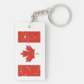Kanada-Flagge Schlüsselanhänger (Rückseite)