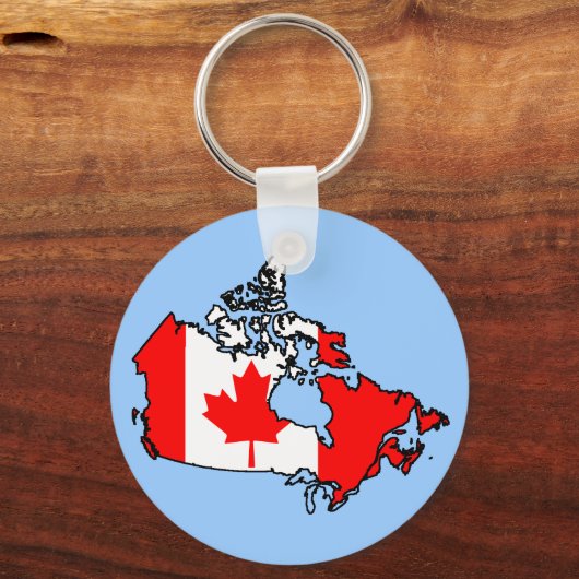 Kanada-Flagge Schlüsselanhänger (Vorderseite)