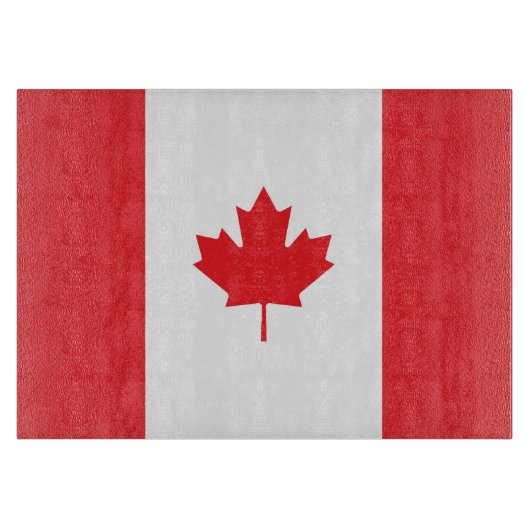 Kanada-Flagge Schneidebrett (Vorderseite)