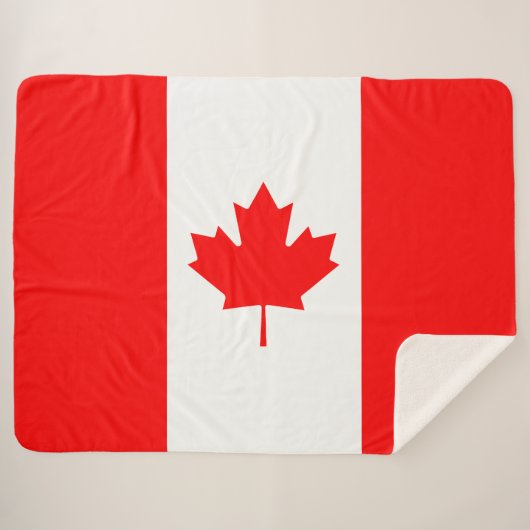 Kanada-Flagge Sherpadecke (Vorderseite (Horizontal))