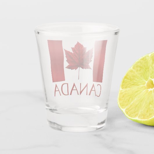Kanada Flagge Shot Glasses Custom Canada Souvenirs Schnapsglas (Rückseite)