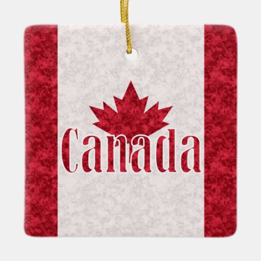 Kanada, Flagge shower Keramikornament (Vorderseite)