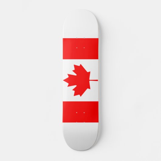 Kanada-Flagge Skateboard (Vorderseite)