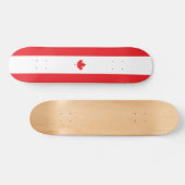 Kanada-Flagge Skateboard (Horizontal)