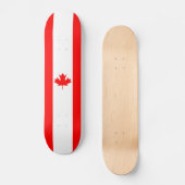 Kanada-Flagge - Skateboard (Vorderseite)