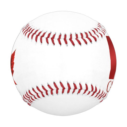 Kanada Flagge Souvenir Baseballs (Vorderseite)