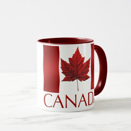 Kanada Flagge Souvenir Coffee Cup Kanada Tasse (VorderseiteRechts)