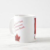 Kanada Flagge Souvenir Coffee Cup Kanada Tasse (Vorderseite Links)
