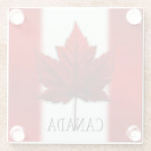Kanada Flagge Souvenir Untersetzer Custom Canada U (Rückseite)