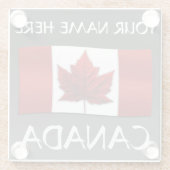 Kanada Flagge Souvenir Untersetzer Custom Canada U (Rückseite)