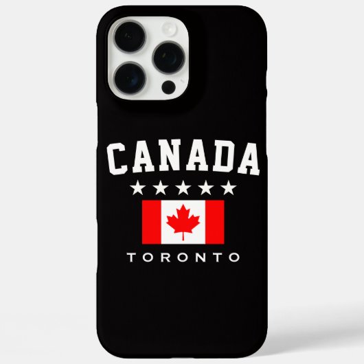 Kanada-Flagge, Stadt TORONTO Case-Mate iPhone Hülle (Rückseite)