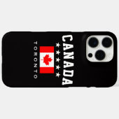 Kanada-Flagge, Stadt TORONTO Case-Mate iPhone Hülle (Rückseite (Horizontal))