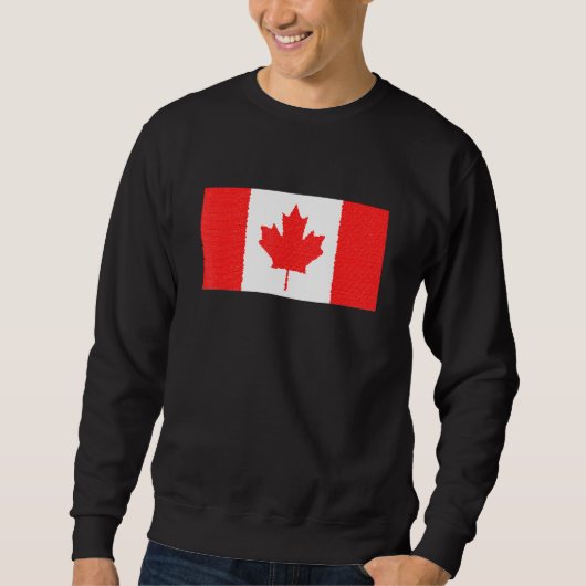 Kanada-Flagge Sweatshirt (Vorderseite)