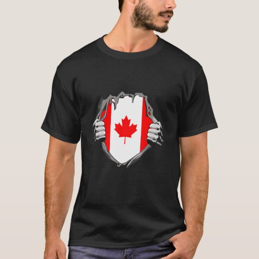 Kanada-Flagge T-Shirt (Vorderseite)