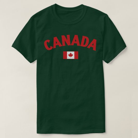 Kanada-Flagge T-Shirt (Design vorne)