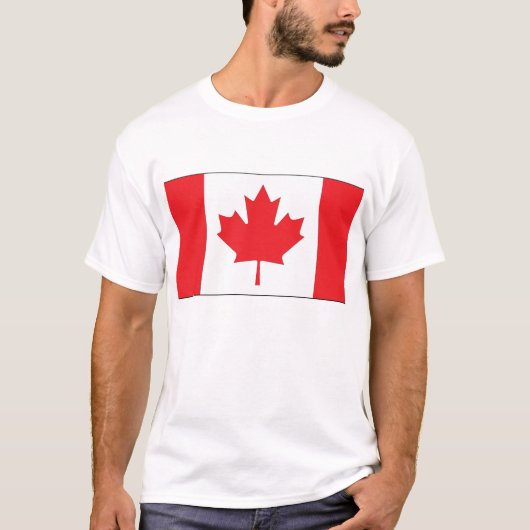 Kanada-Flagge T-Shirt (Vorderseite)