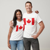 Kanada-Flagge T-Shirt (Unisex)