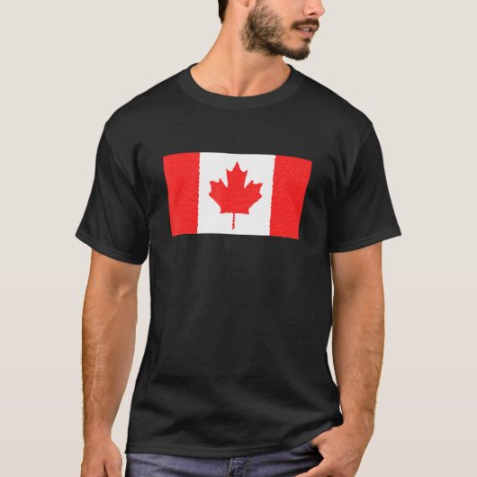 Kanada-Flagge T-Shirt (Vorderseite)