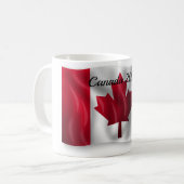 Kanada-Flagge-Tasse Kaffeetasse (Vorderseite Links)