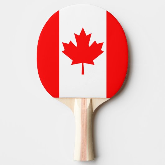 Kanada-Flagge Tischtennis Schläger (Vorderseite)
