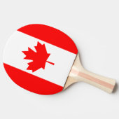 Kanada-Flagge Tischtennis Schläger (Seitenansicht)