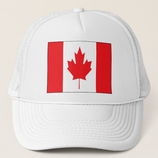 Kanada-Flagge Truckerkappe (Vorderseite)