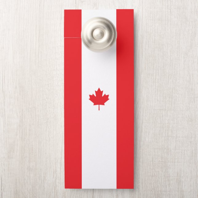 Kanada-Flagge Türanhänger (Auf Knauf)