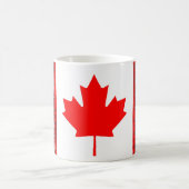 Kanada-Flagge + Ukrainische Querstich-Tasse Kaffeetasse (Mittel)