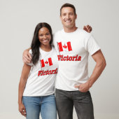 Kanada-Flagge - Victoria T-Shirt (Unisex)