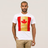 Kanada-Flagge Vintag T-Shirt (Vorne ganz)