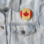 Kanada-Flagge Vintage-Design-Button Button (Beispiel)