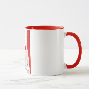 Kanada-Flagge Vintage-Reiseposter Tasse
