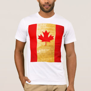 Kanada-Flagge Vintage T-Shirt