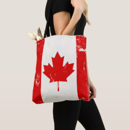 Kanada-Flaggen-Ahornblatt beunruhigter Tasche