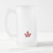 Kanada-Flaggen-Andenken-Bier-Glas-Kanada-Tasse Mattglas Bierglas (Links)