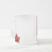 Kanada-Flaggen-Andenken-Kaffeetasse-Kanada-Tasse Mattglastasse (Vorderseite Links)