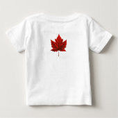 Kanada-Flaggen-Baby-T - Shirt-Kanada-Baby-T - Baby T-shirt (Rückseite)