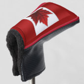 Kanada Flaggen Golf Custom Canada Putter Cover Headcover (3/4 Vorderseite)