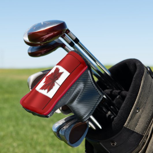 Kanada Flaggen Golf Custom Canada Putter Cover Headcover (In Situ)