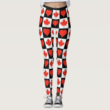 Kanada Flaggen Herzmuster Niedliches patentiertes